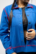 TUSCAN BLUE FANGMARK UNISEX JACKET view 4