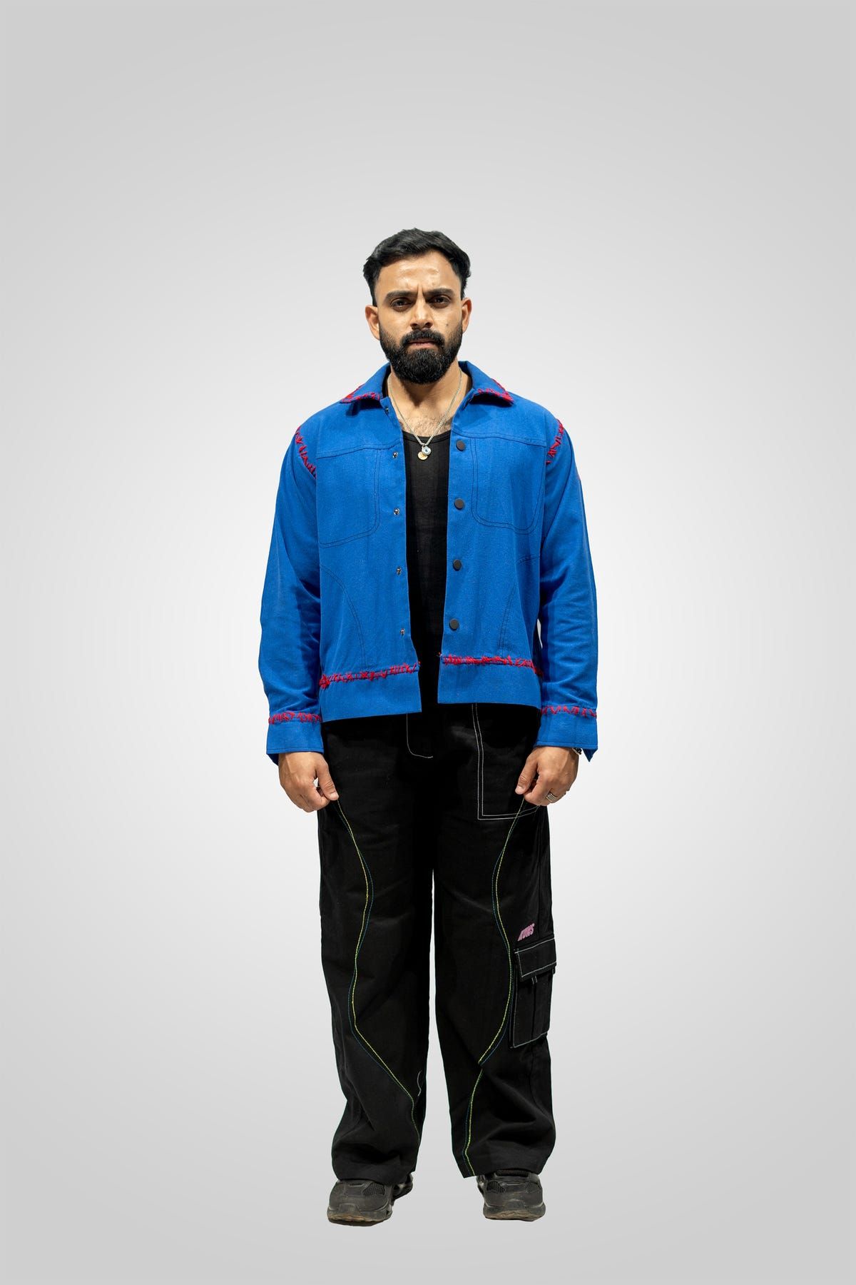 TUSCAN BLUE FANGMARK UNISEX JACKET - image 5