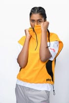 HONEY YELLOW UNISEX SWEATER VEST view 2