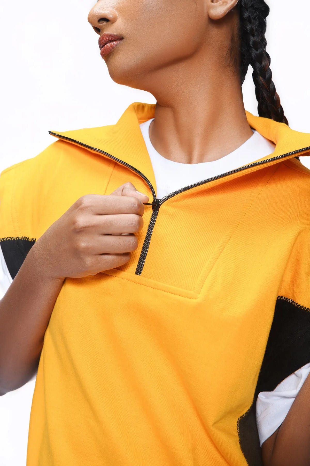 HONEY YELLOW UNISEX SWEATER VEST - image 3