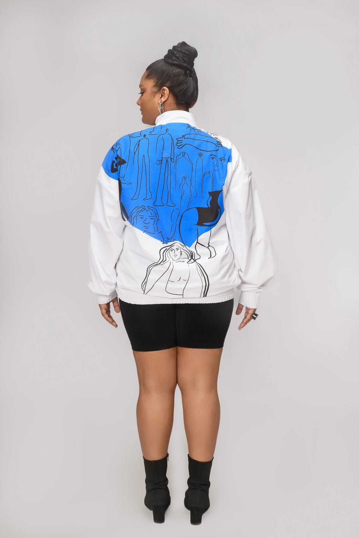 ARRAY OF THOUGHTS UNISEX BOMBER JACKET - image 4