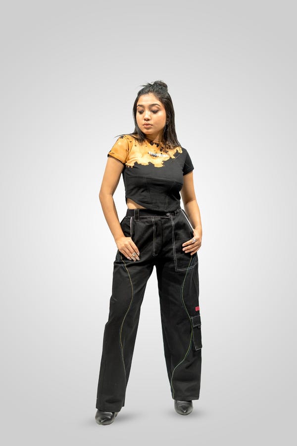 KunSquad — ACID-WASHED CROP TOP