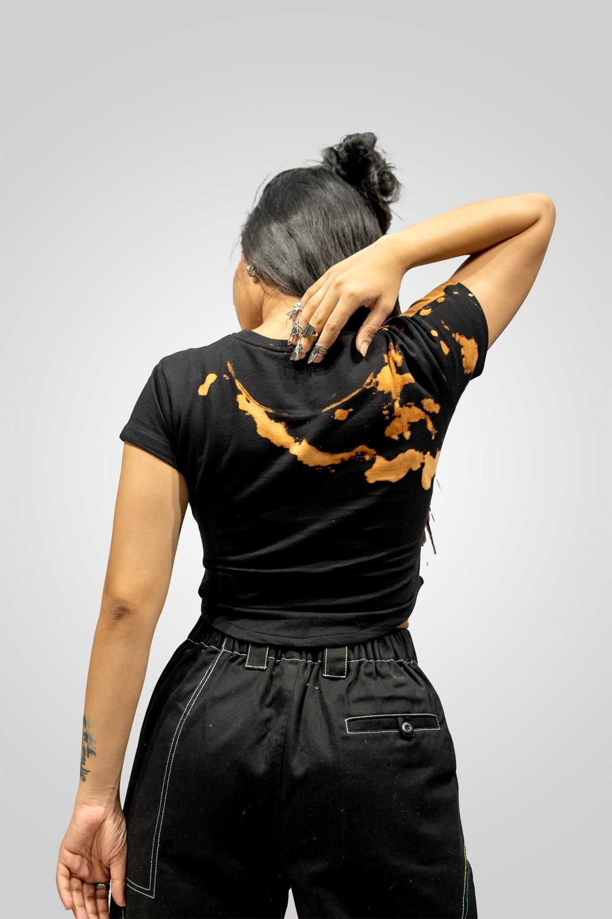 ACID-WASHED CROP TOP - image 3