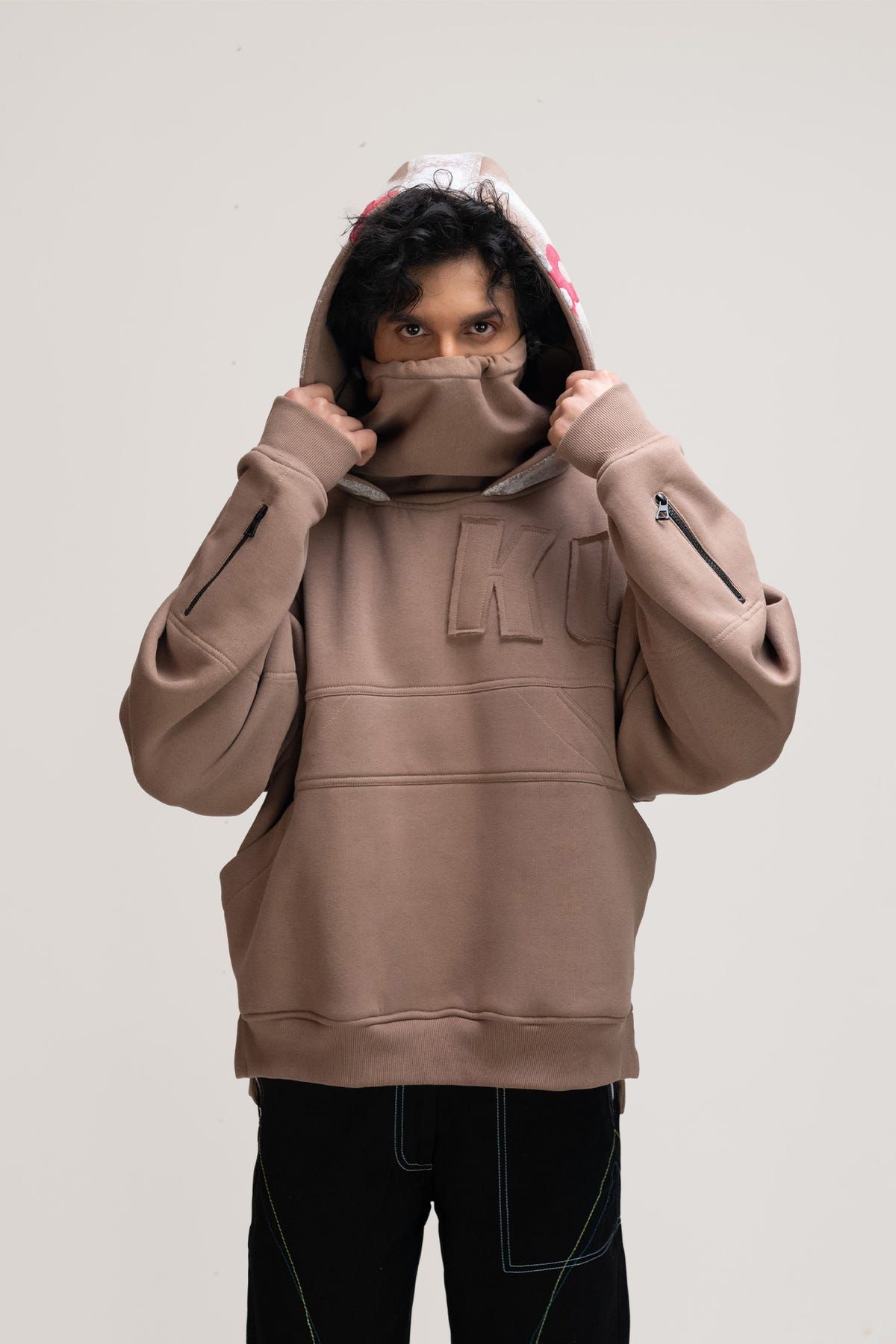DESERT BLOOM PATCHWORK UNISEX HOODIE - image 6
