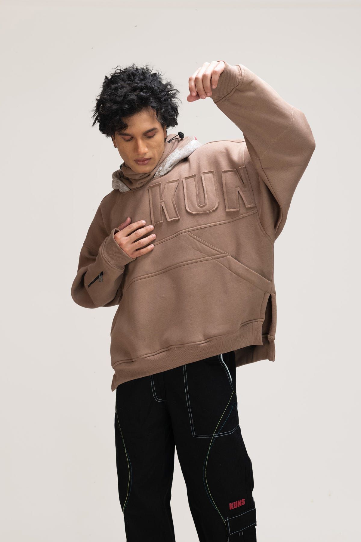 DESERT BLOOM PATCHWORK UNISEX HOODIE - image 7