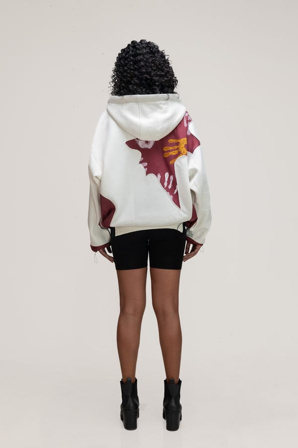 KunSquad — PALMISTRY OFF-WHITE UNISEX HOODIE