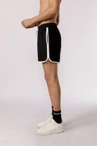 Curved hem shorts view 2