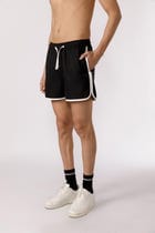 Curved hem shorts view 3