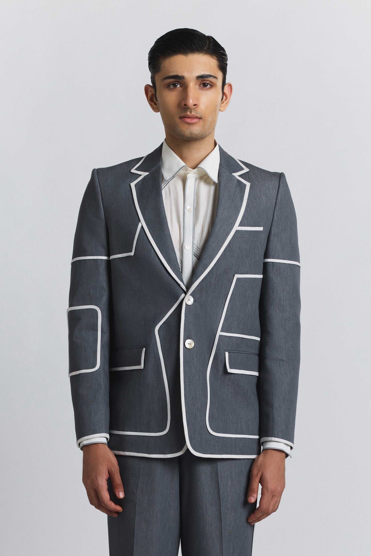 Zoning Lines Blazer - image 1