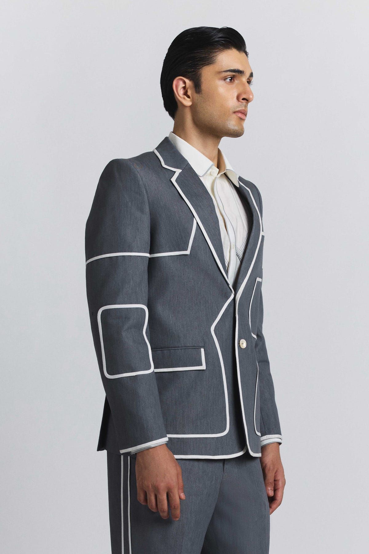 Zoning Lines Blazer - image 3