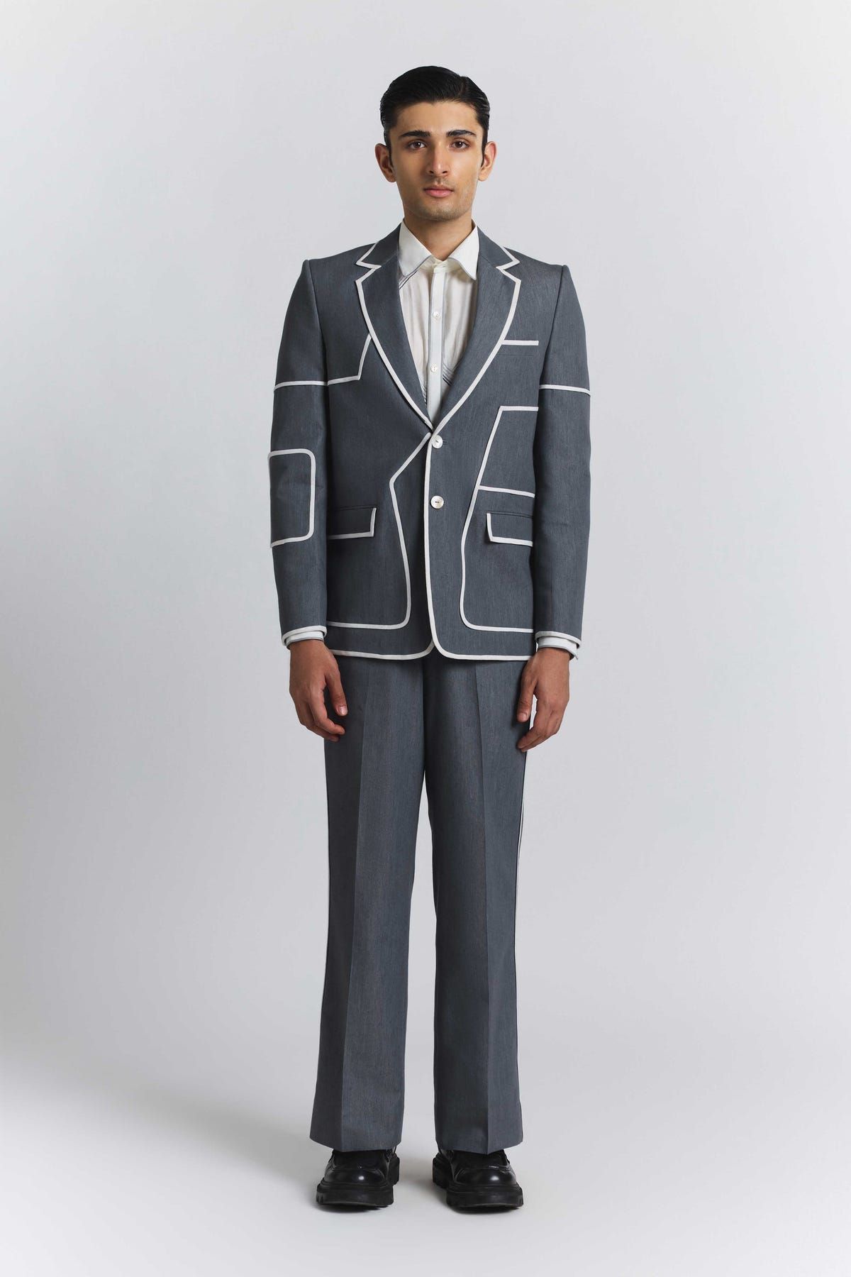 Zoning Lines Blazer - image 4