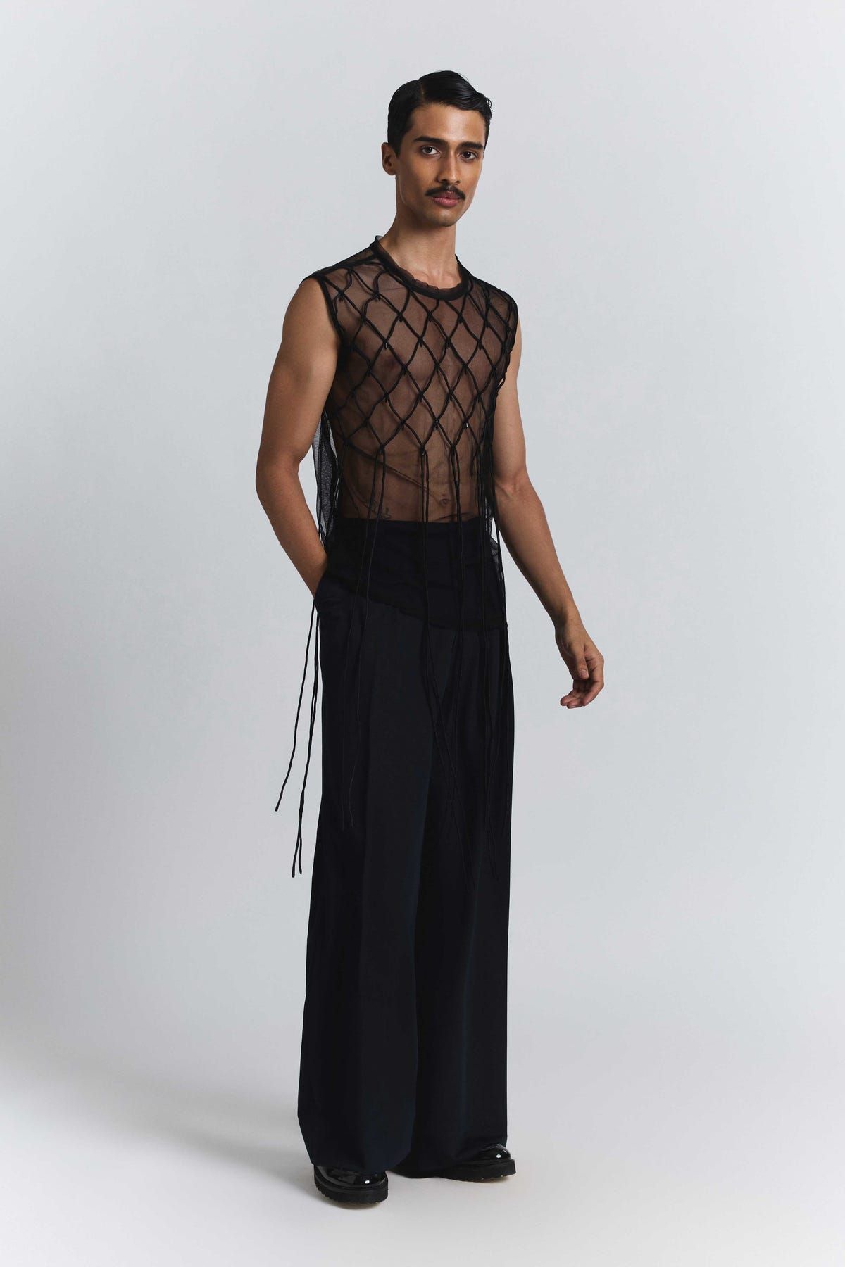 Netted Grid Vest - image 3