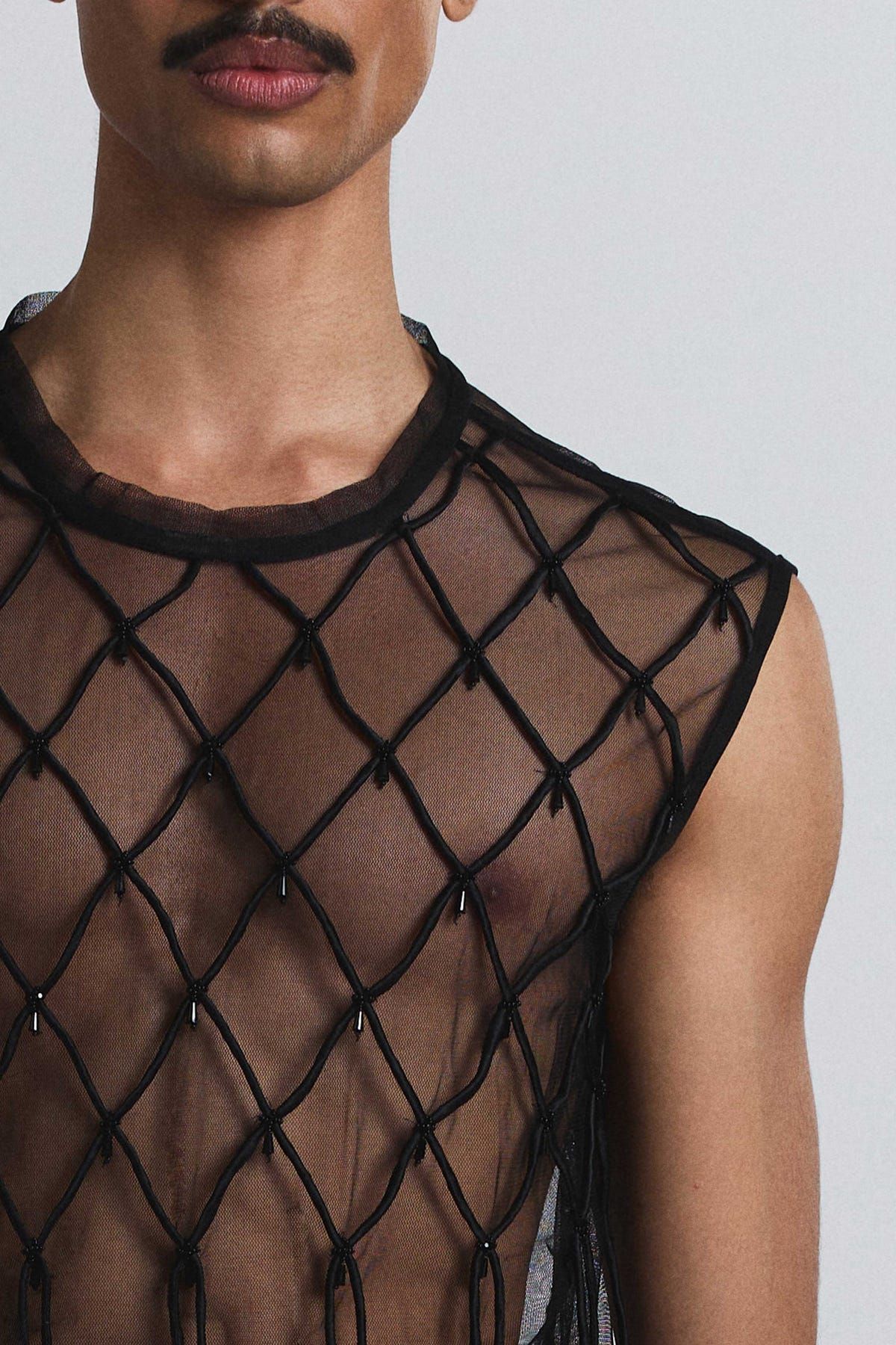 Netted Grid Vest - image 5
