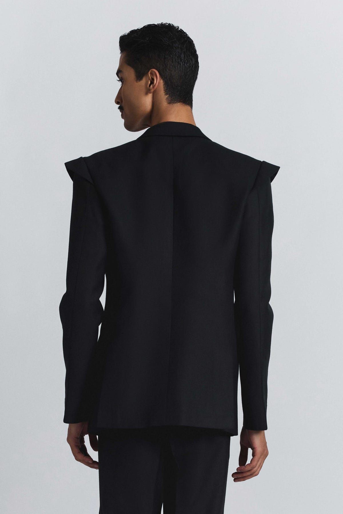 Black Chrome Band Blazer - image 2