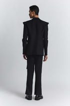 Black Chrome Band Blazer view 6