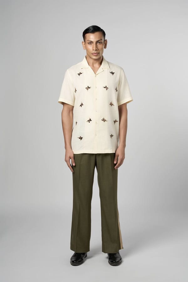 Line out Line — Beam Embroidered Resort Shirt