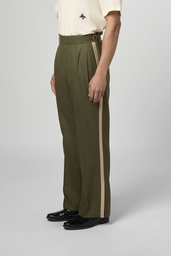 Line out Line — Side Slit Pants