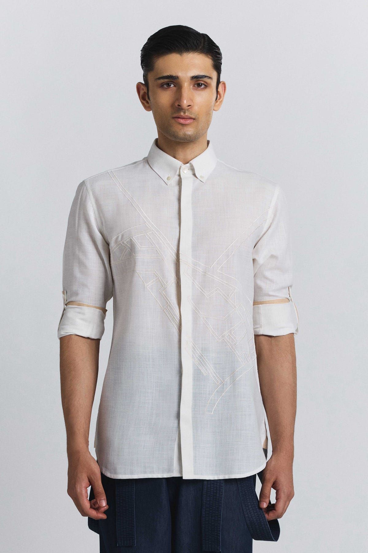 Urban Layout embroidered shirt - image 1