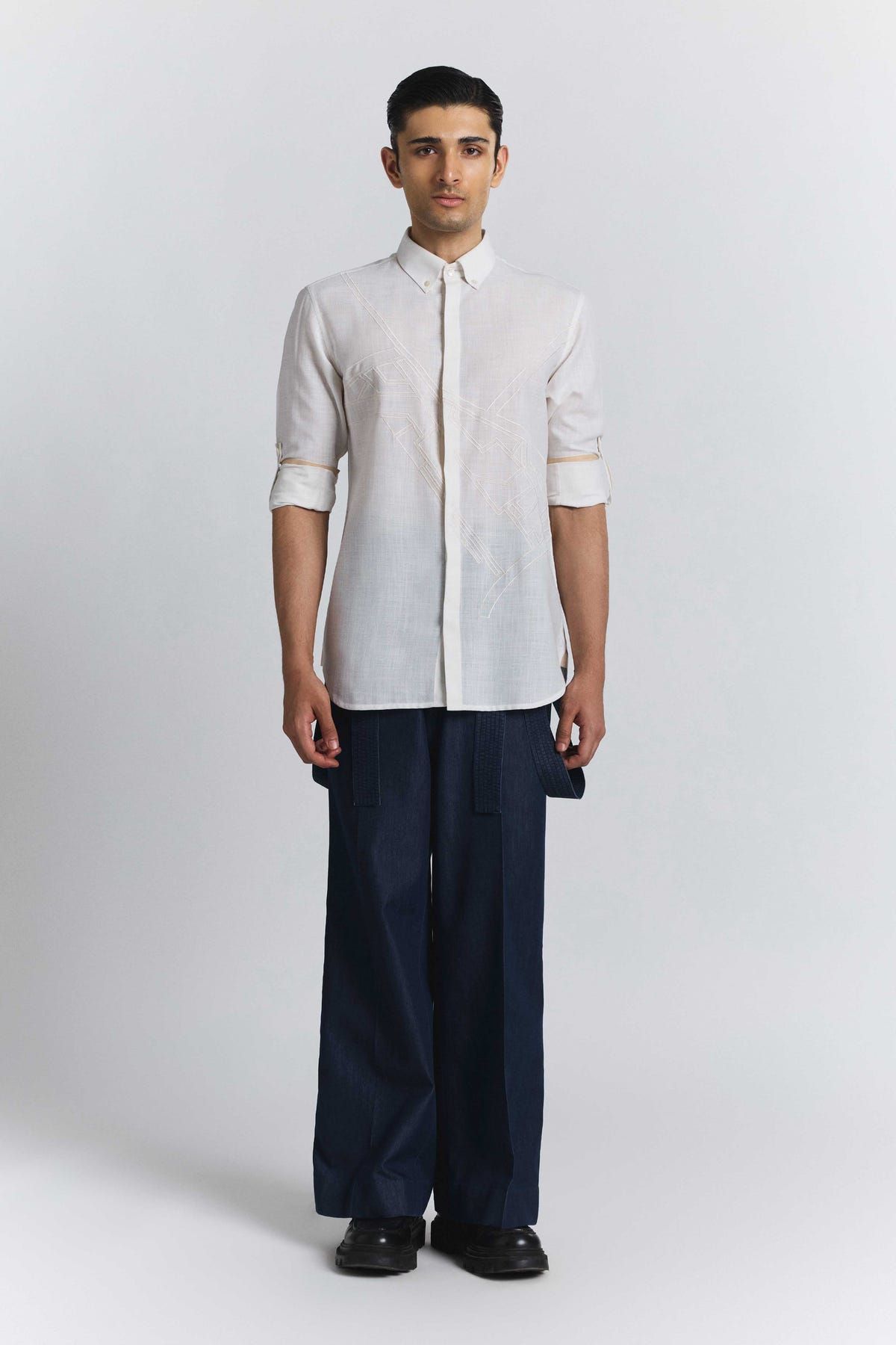 Urban Layout embroidered shirt - image 2