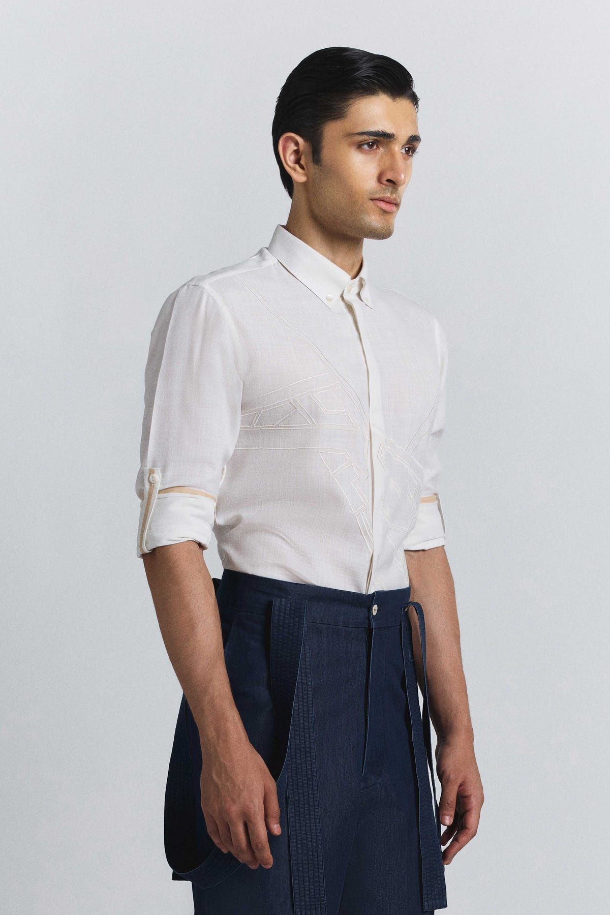 Urban Layout embroidered shirt - image 5