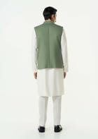 Grill Grid Bandi Jacket - Sage Green view 4