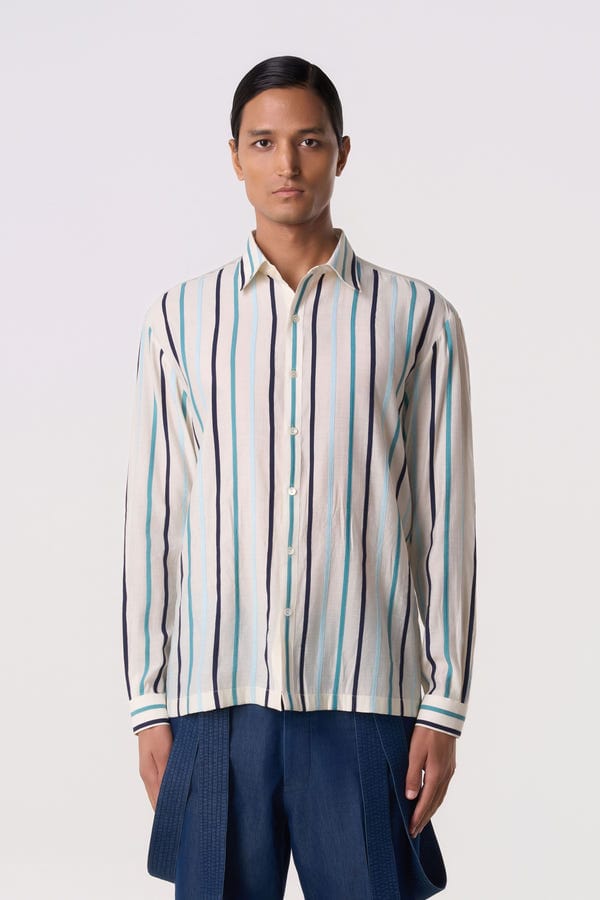 Line out Line — Column Grid Shirt