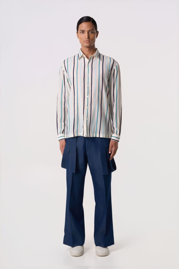 Line out Line — Column Grid Shirt