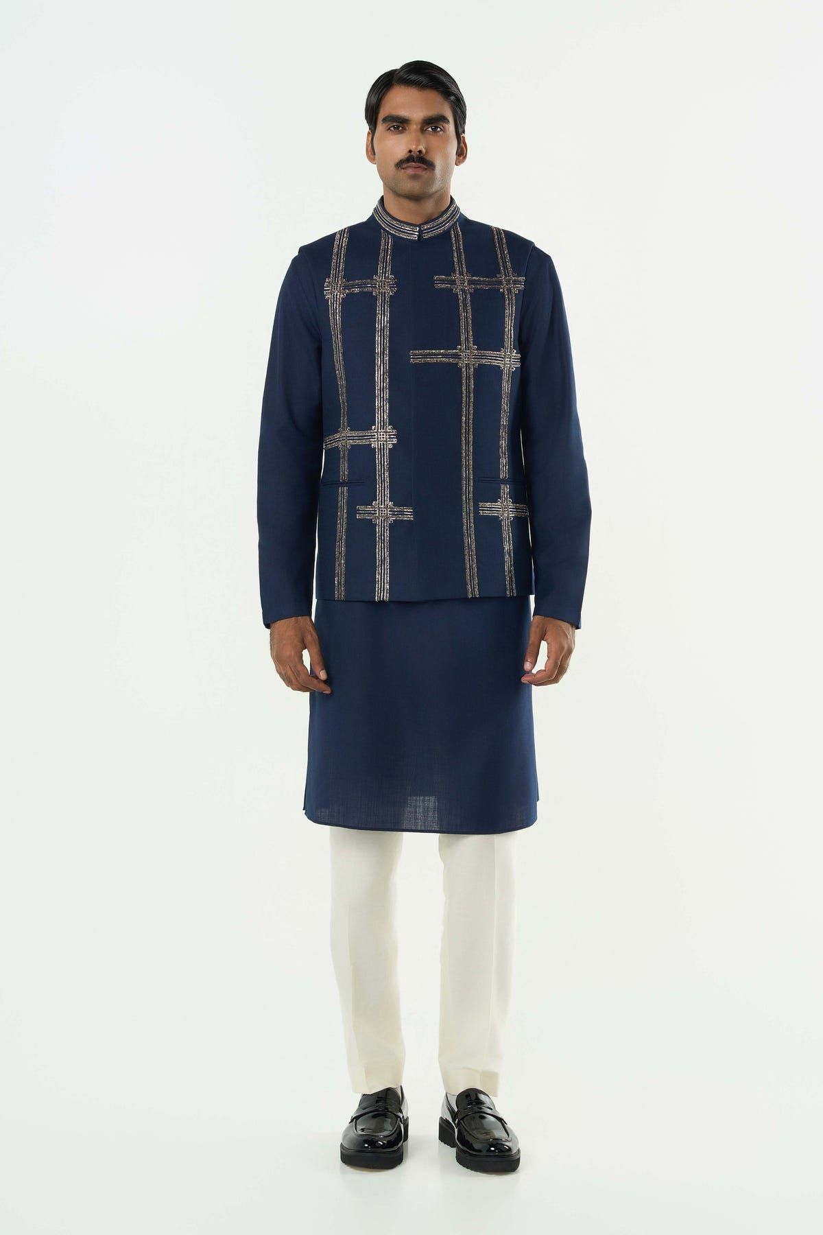 Beam Bandi Jacket Set - Navy Blue - image 1