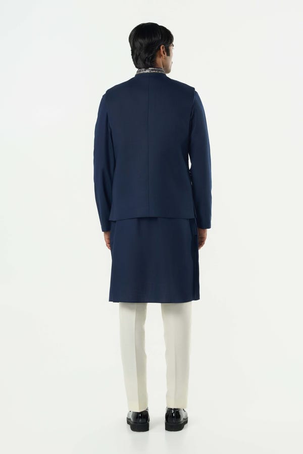 Line out Line — Beam Bandi Jacket Set - Navy Blue