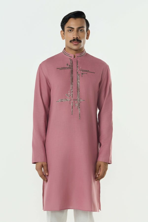Line out Line — Lunar Bay Kurta - Pink