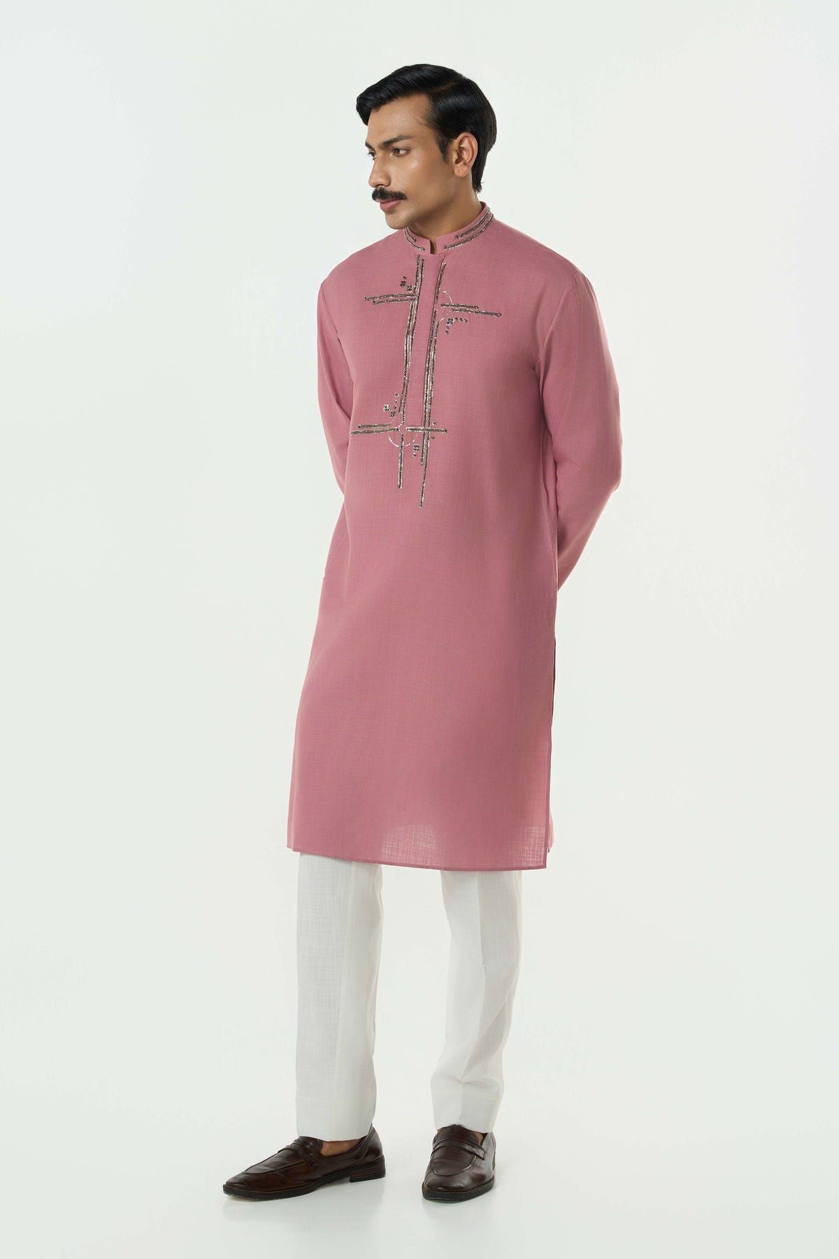 Lunar Bay Kurta - Pink - image 5