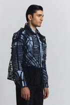 Circuitry Laser-Cut Jacket view 3