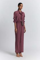 Tie-Neck Embellished Set view 5