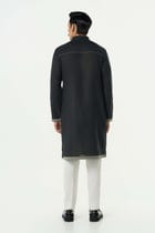 Circuit Pleat Kurta - Black view 4