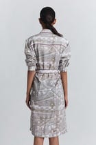 Contour Grid Shirt Dress view 2
