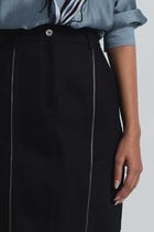 Torque Denim Midi Skirt view 4
