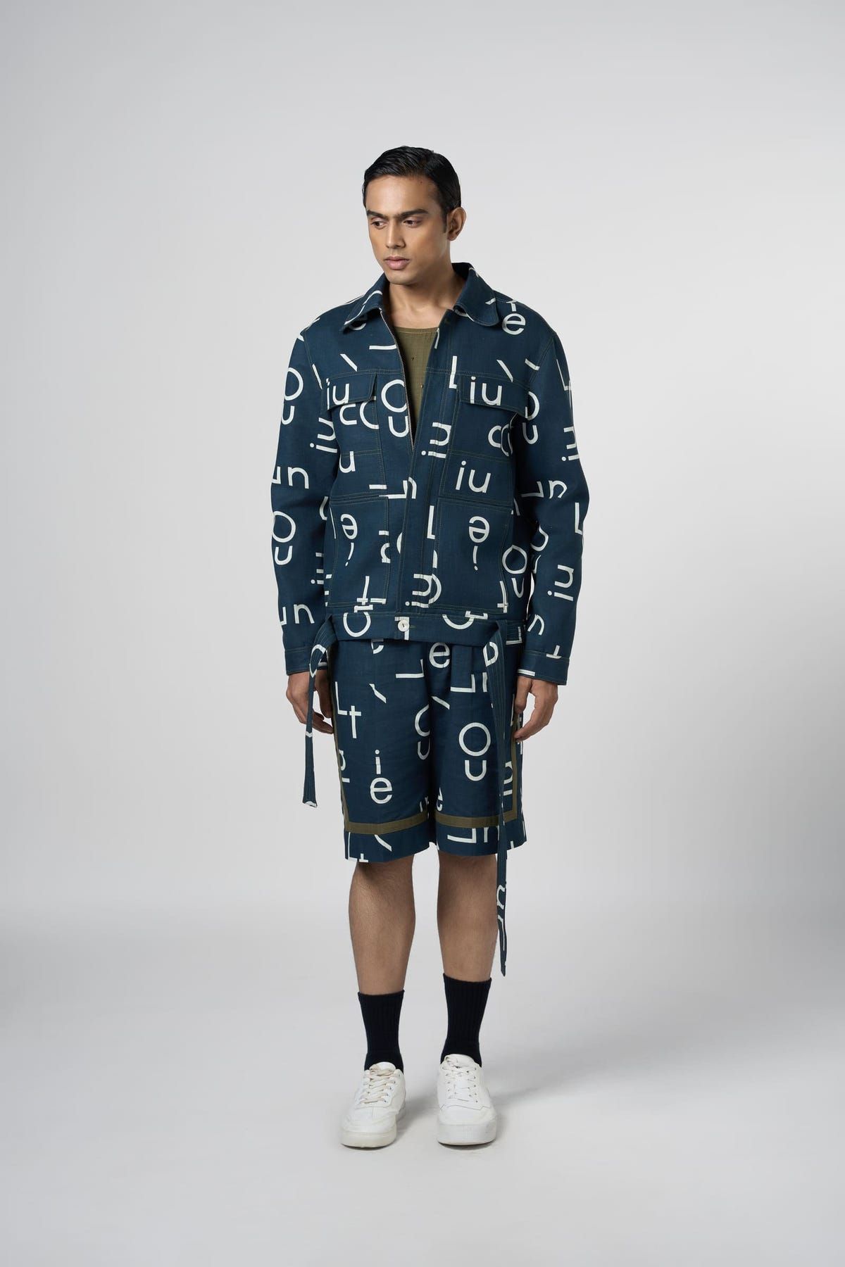 Signature Line Outline Bomber Jacket - image 3