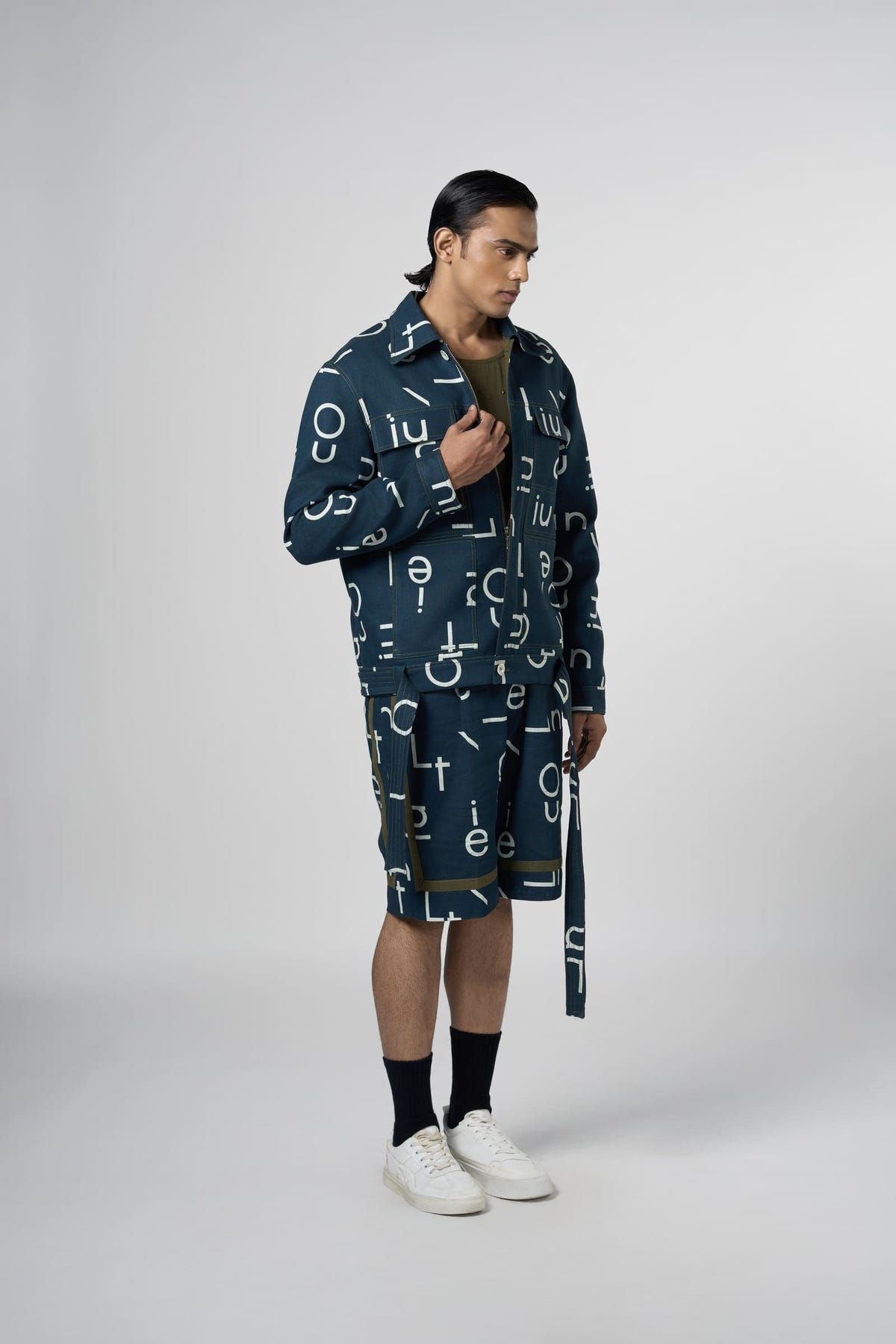 Signature Line Outline Bomber Jacket - image 5