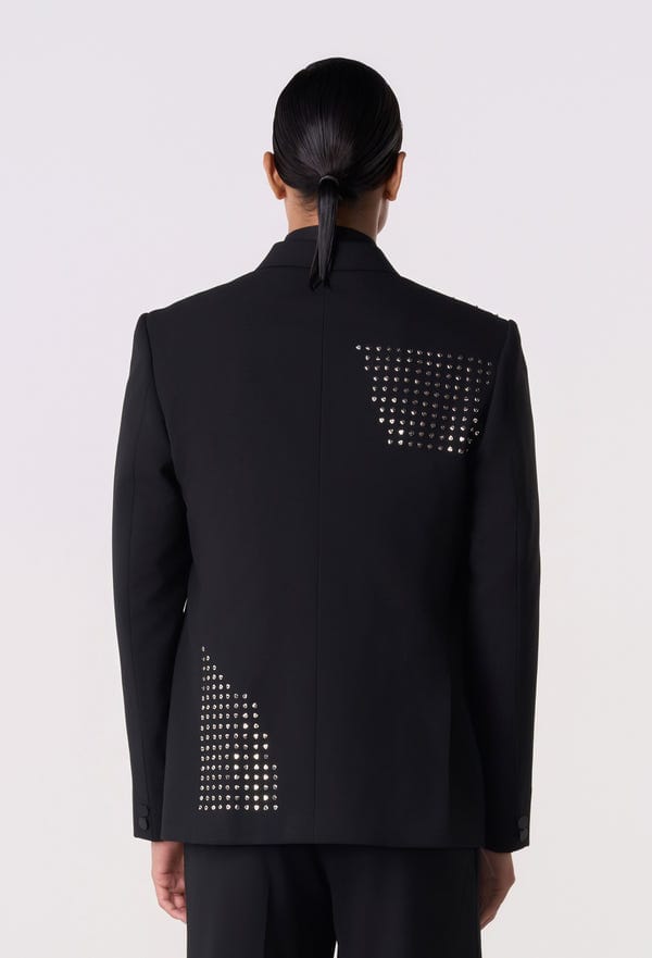 Line out Line — Shield Studded Blazer