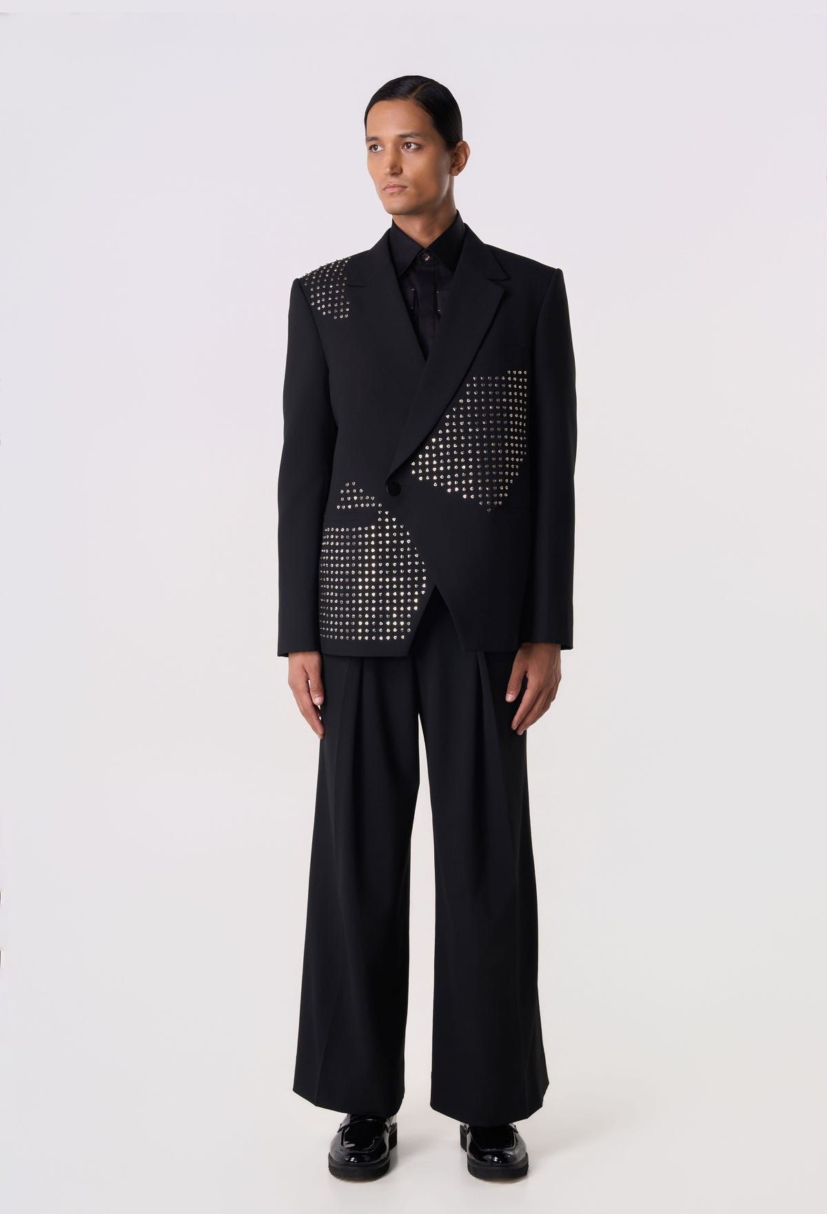 Shield Studded Blazer - image 4