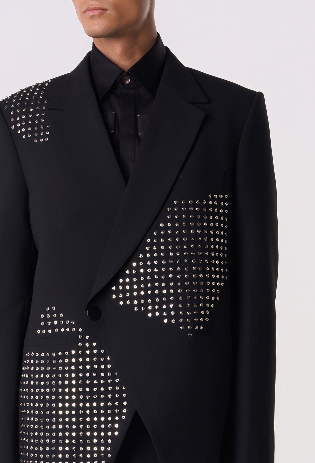 Shield Studded Blazer - image 7