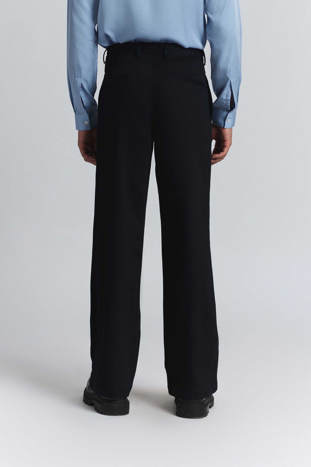 Laser-Cut Panel Denim Trouser - image 2