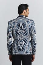 Vortex Print Shaped Blazer view 2