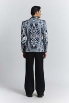 Vortex Print Shaped Blazer view 6
