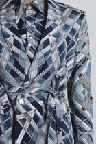 Vortex Print Shaped Blazer view 7
