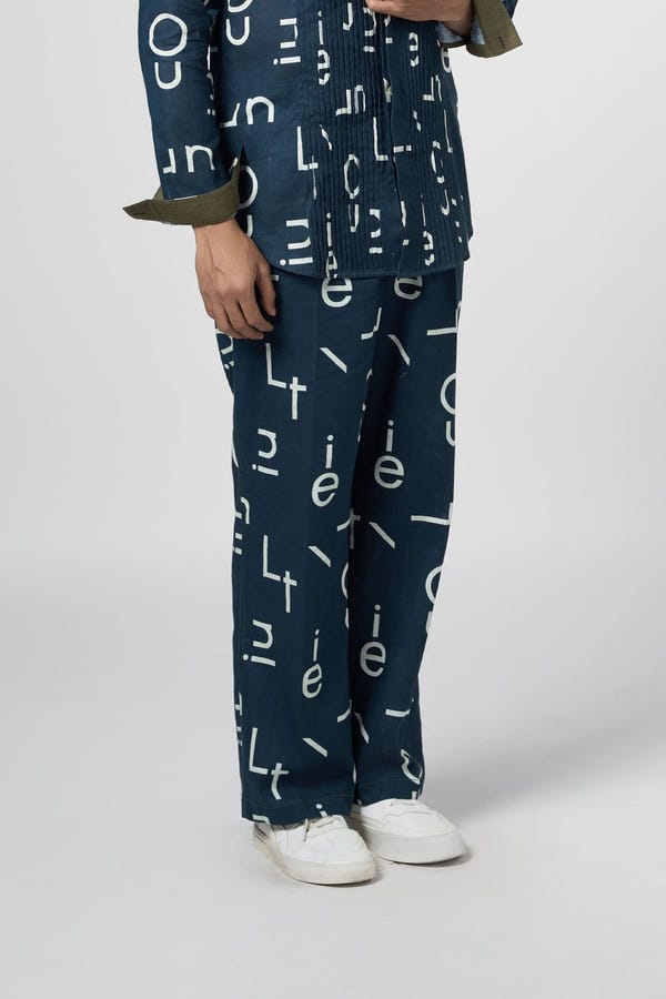 Line out Line — Signature Print Pajama Pants