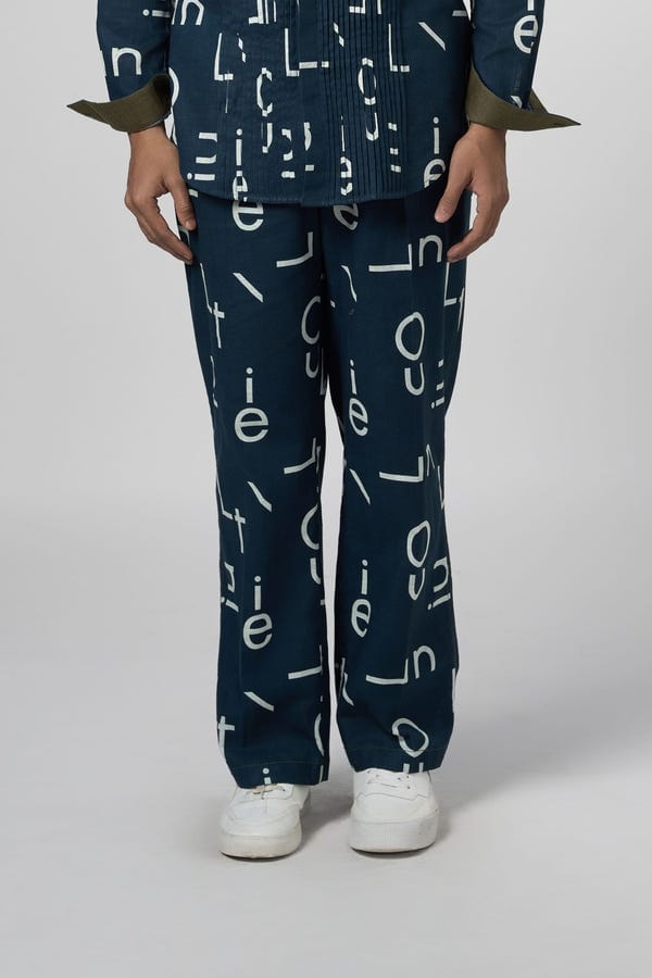 Line out Line — Signature Print Pajama Pants