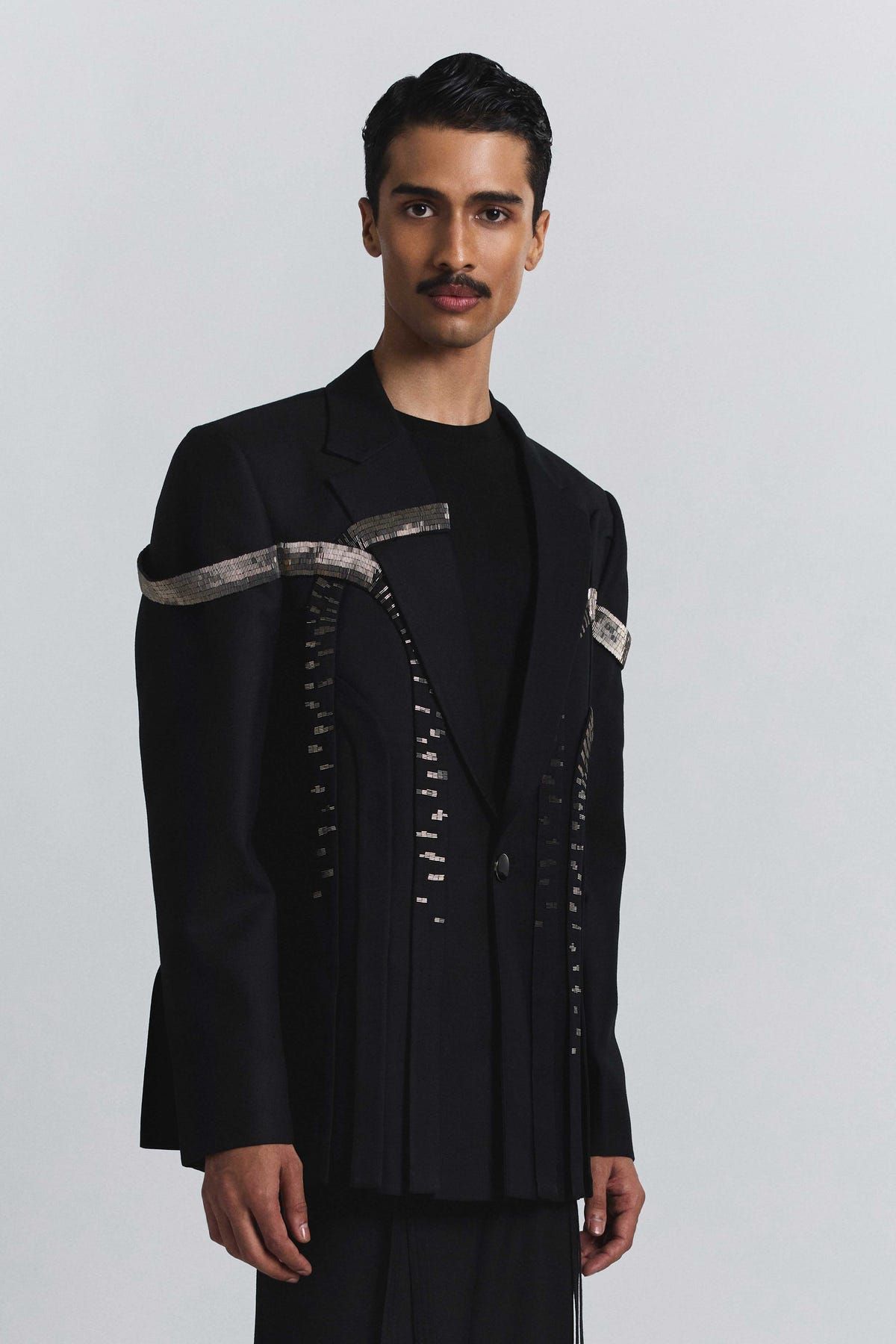 Arch Embroidered Blazer - image 3