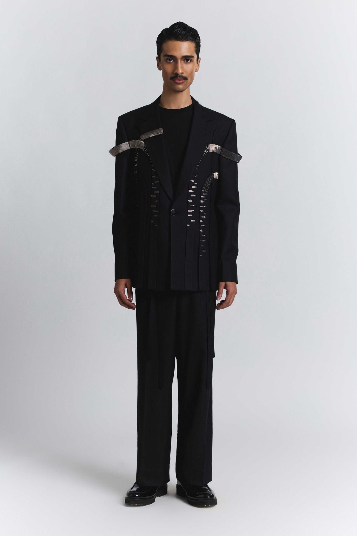 Arch Embroidered Blazer - image 4