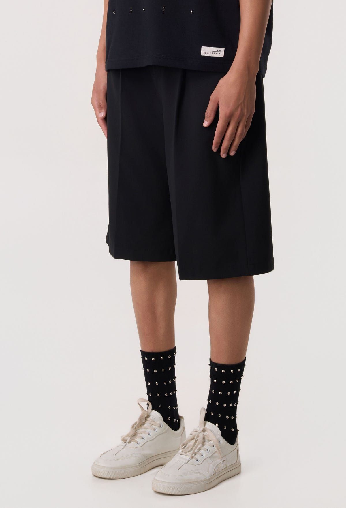 Axis Pleat Wide Shorts - image 3